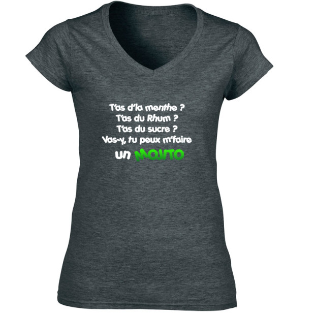 T shirt femme original sur le Mojito
