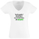 T shirt femme col V original sur le Mojito