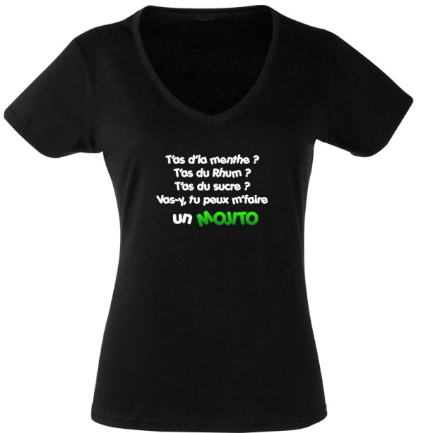 T shirt T'as d'la menthe