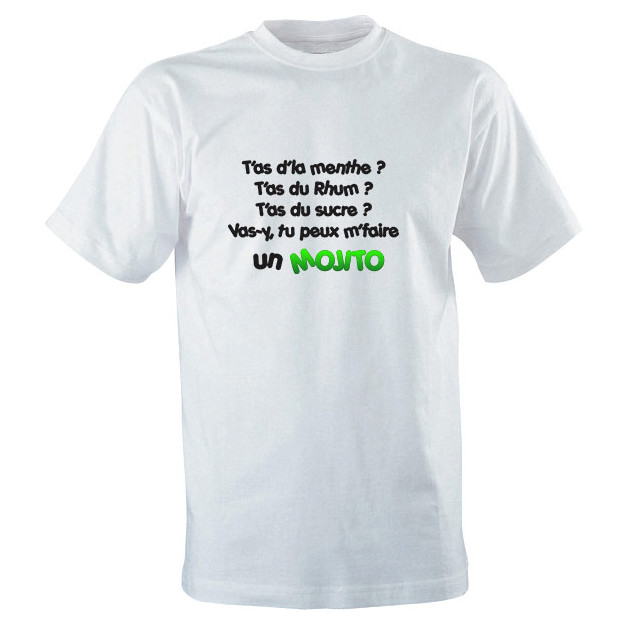 T shirt T'as d'la menthe