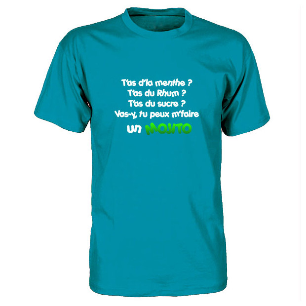 T shirt T'as d'la menthe