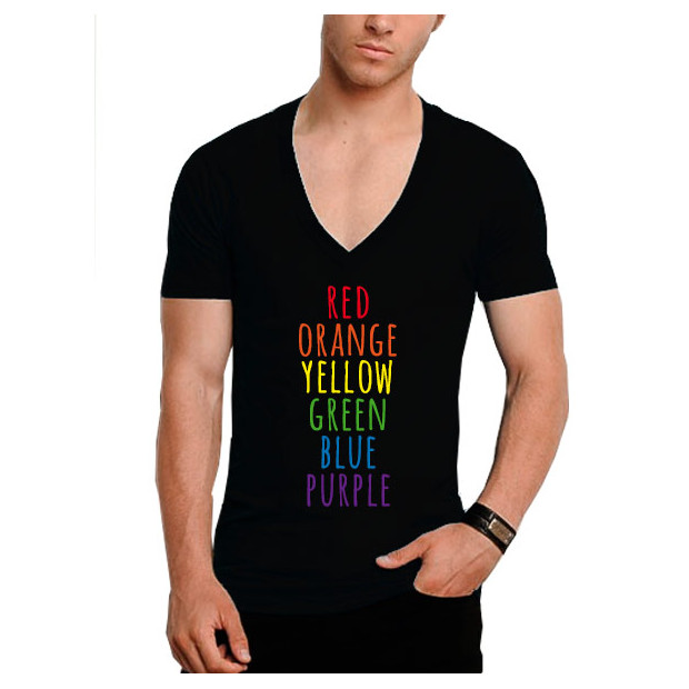 Tee shirt V US Colors