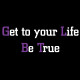 T shirt Get your Life Be True de la marque Gay et Lesbienne Purple Hand