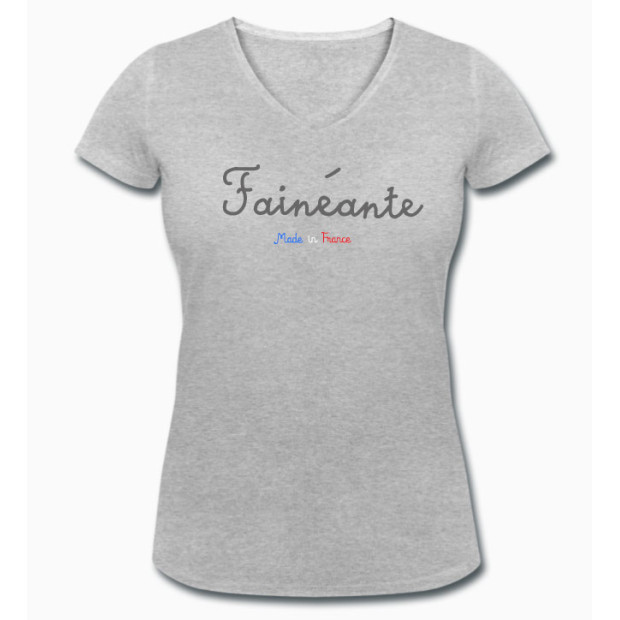 Tee shirt choquant Fainéant Président Emmanuel Macron