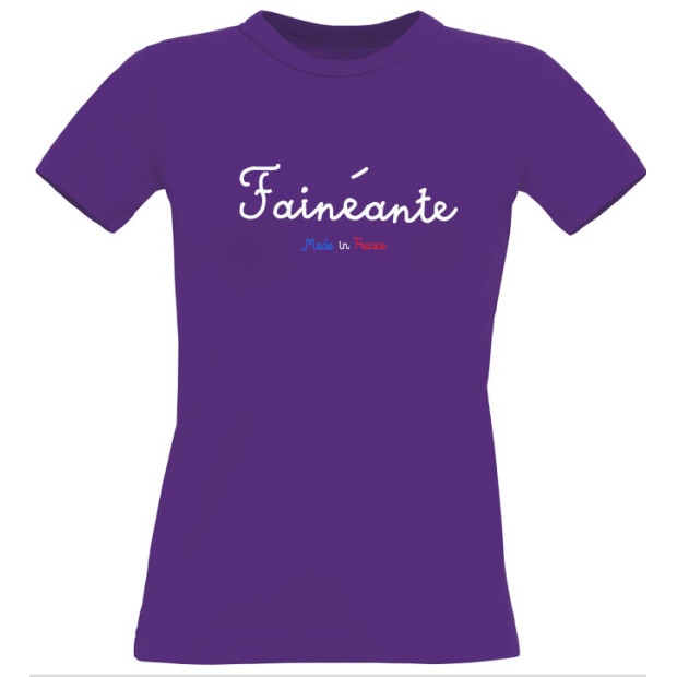 Tee shirt Fainéant Président Emmanuel Macron