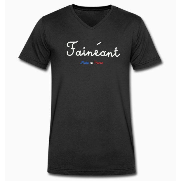 Tee shirt Fainéant Président Emmanuel Macron