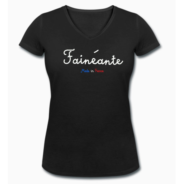 Tee shirt Fainéant Président Emmanuel Macron