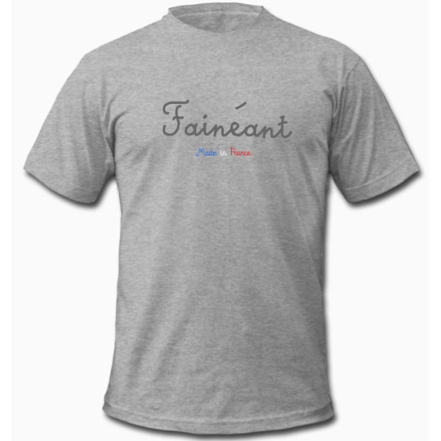 Tee shirt Provoc Fainéant Président Emmanuel Macron