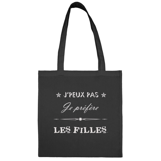 Totebag Je préfère les filles
