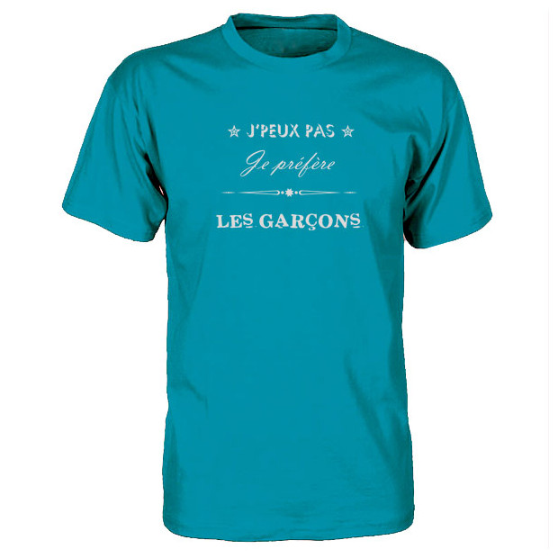 Tee shirt Je préfère les garçons
