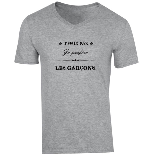 Tee shirt Je préfère les garçons