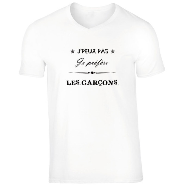 Tee shirt Je préfère les garçons