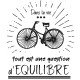 T SHIRT avec un dessin de vélo retro