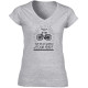 T SHIRT phrase femme vélo