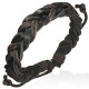 Bracelet Tresse noir/marron