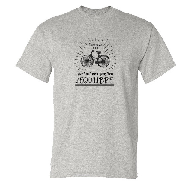T SHIRT "Question d'équilibre"