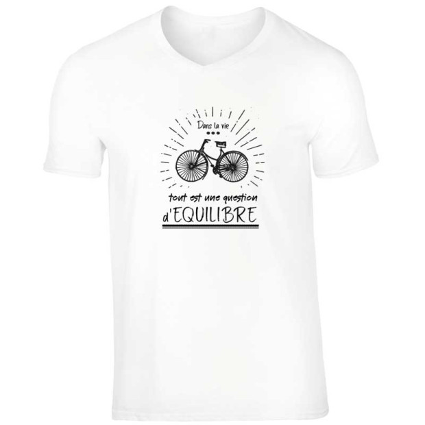 T SHIRT "Question d'équilibre"