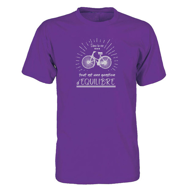 T SHIRT "Question d'équilibre"