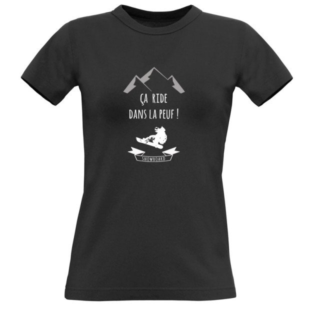 T shirt snowboard Made in France