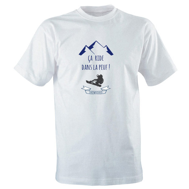 T shirt homme fan de glisse hiver