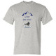 T shirt sympa snowboarder