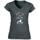 T shirt sympa femme snowboardeuse