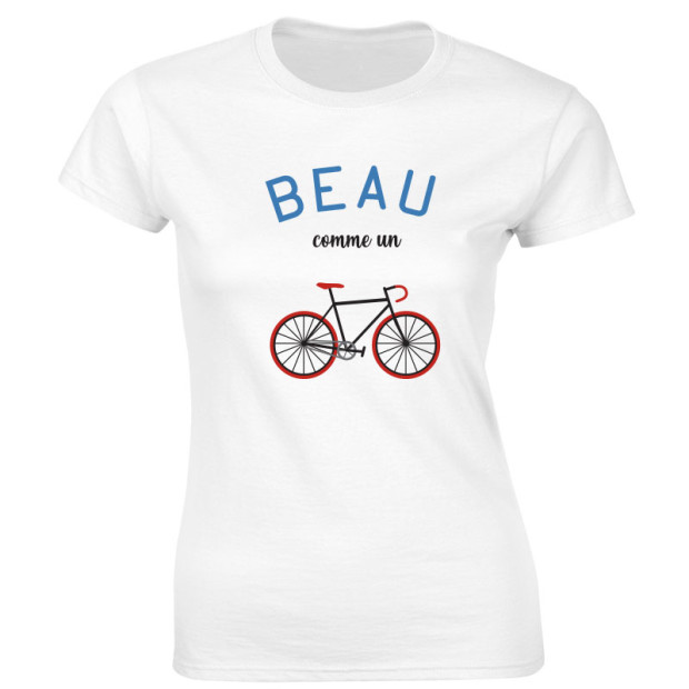 Tee shirt Beau comme un vélo