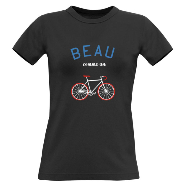 Tee shirt coton bio Beau comme un vélo