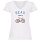 T shirt original Beau comme un vélo