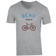 Tshirt Beau comme un vélo col V homme