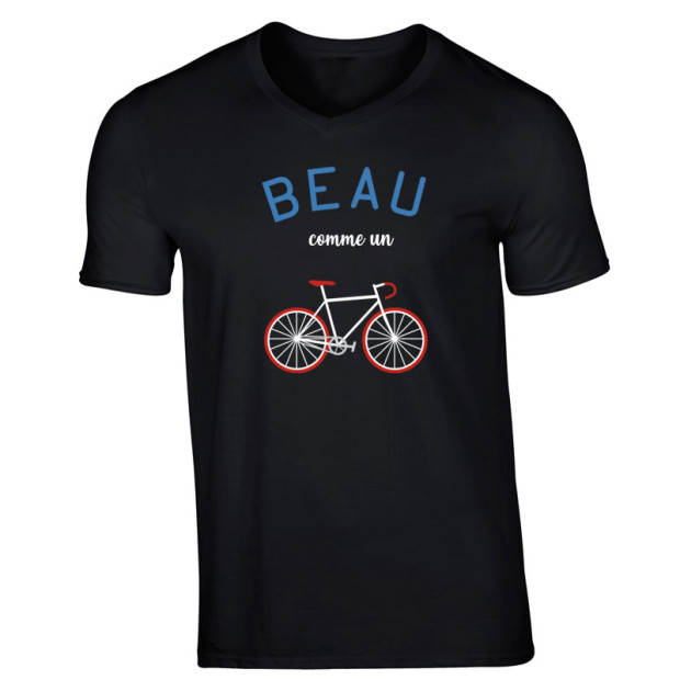 Tee shirt Beau comme un vélo homme