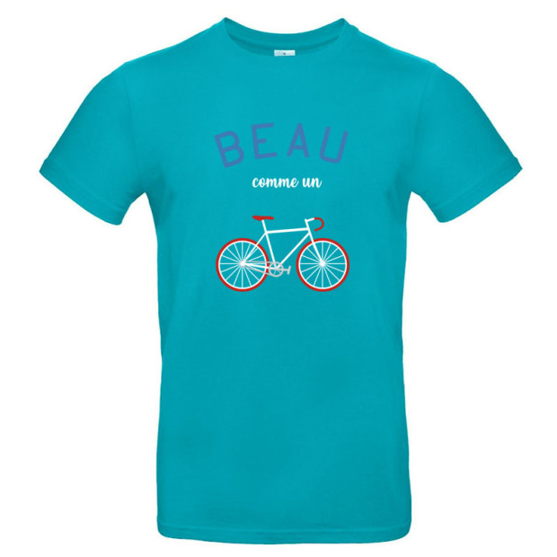 Tee shirt fabriqué en france Beau comme un vélo