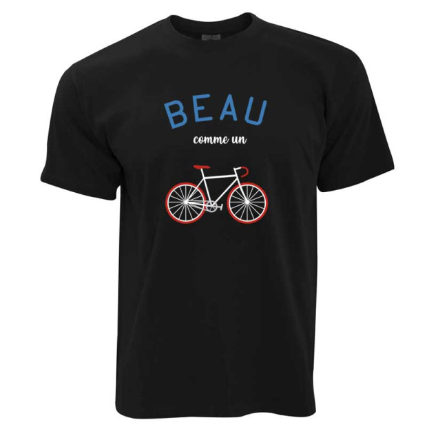 Tee shirt Beau comme un vélo homme