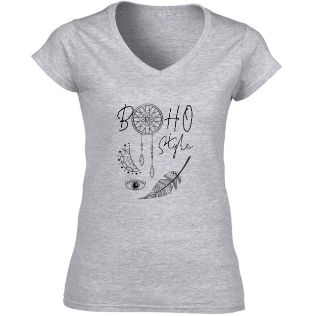 Tee shirt style bohème