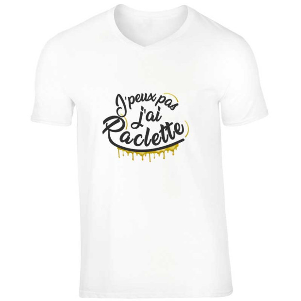 Tee shirt J'peux pas j'ai raclette
