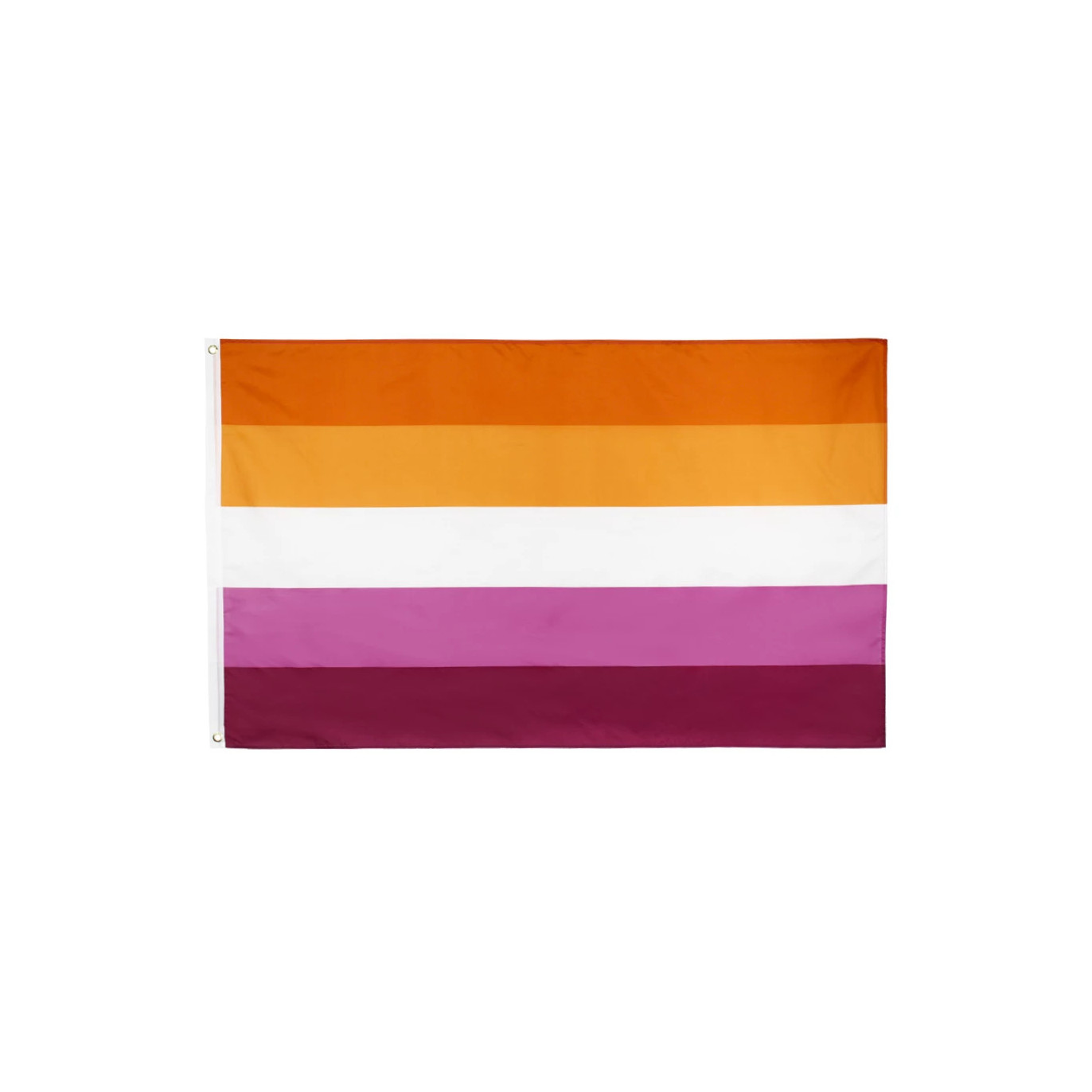 Débardeur Lesbien Avec Drapeau LGBT - Cœur Aux Couleurs Lesbiennes, Coupe Classique