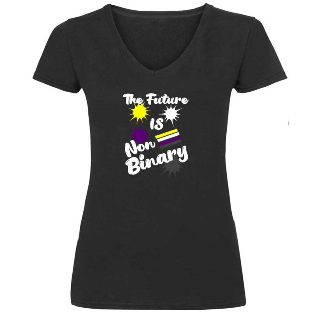 T Shirt The future is non Binary
