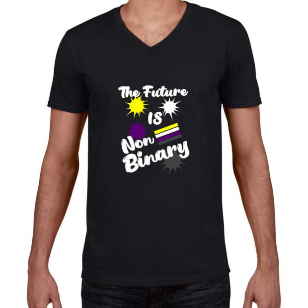 T Shirt The future is non Binary