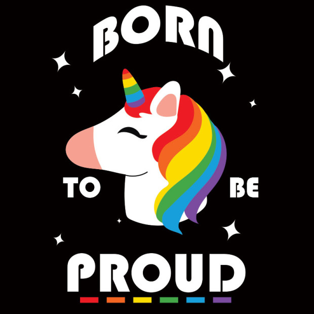 Tee shirt Born to be Pride