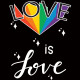 Tee shirt Love is love diamand