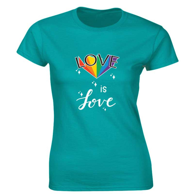 Tee shirt Love is love diamand