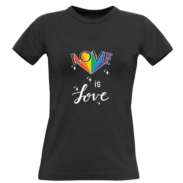 Tee shirt Love is love diamand