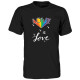 Tee shirt Love is love diamand