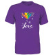 Tee shirt Love is love diamand