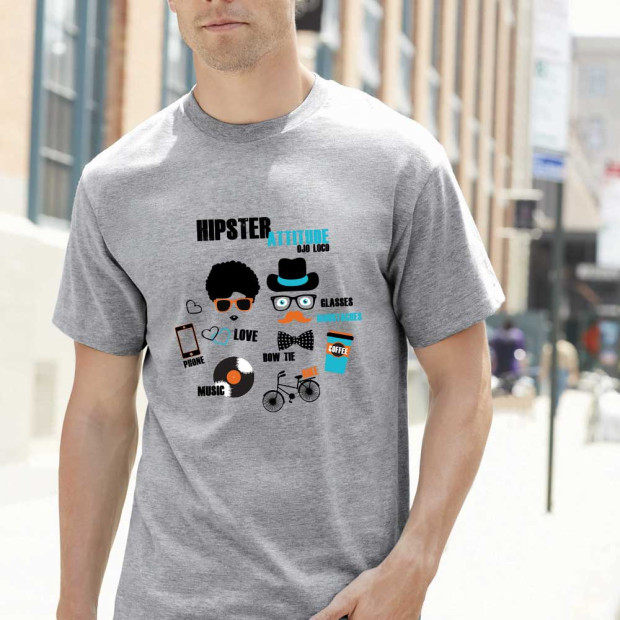 Tee shirt Hipster Attitude