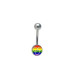 Piercing nombril gay Rainbow