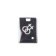 Pendentif Titane Noir Lesbien