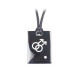 Pendentif Titane Noir Gay