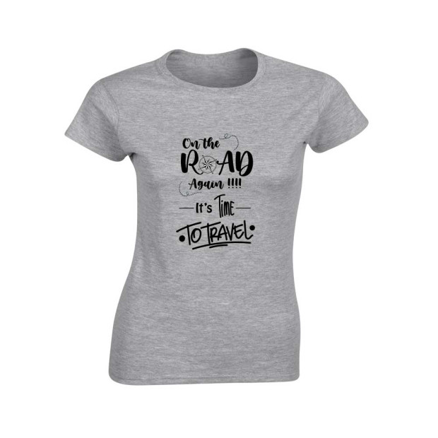T-shirt on the road again