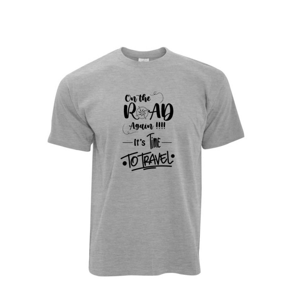 T-shirt on the road again